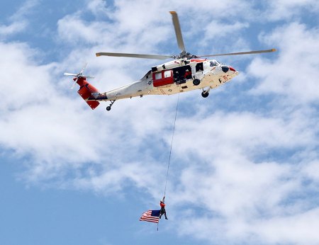 A closer look at the Navy's Search and Rescue helicopter.